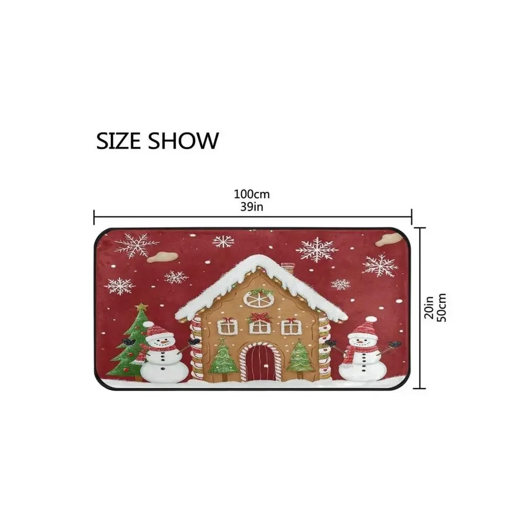 Christmas Winter Kitchen Rug 20 X 39”